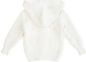Moodstreet Petit vest Benji offwhite Ecru Meisjes Polyester Capuchon Effen 86 92 - Foto 4