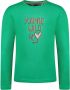 Moodstreet longsleeve met printopdruk groen - Thumbnail 1