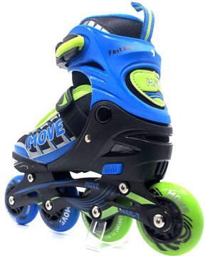 Move Kinderskate Fast Boy maat L 38-41 Skates Blauw - Foto 6