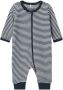 Name it BABY gestreepte baby pyjama NBNNIGHTSUIT donkerblauw Onesie Jongens Katoen Ronde hals 104 - Thumbnail 2