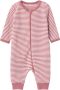 Name it BABY gestreepte baby pyjama NBNNIGHTSUIT roze Onesie Jongens Katoen Ronde hals 104 - Thumbnail 2