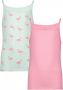 Name it KIDS hemd set van 2 mintgroen roze Meisjes Stretchkatoen (duurzaam) Ronde hals 146 152 - Thumbnail 2