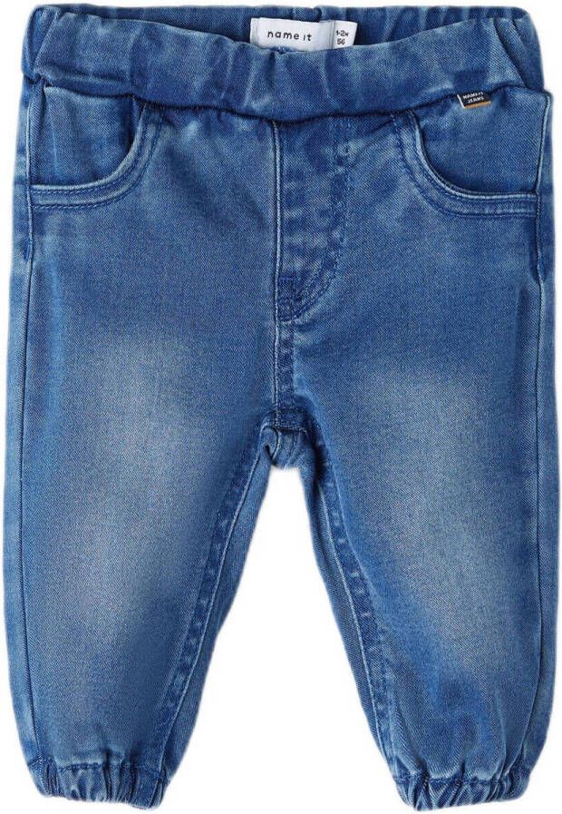 Name it BABY regular fit jeans NBNBERLIN medium blue denim Blauw Jongens Lyocell 62
