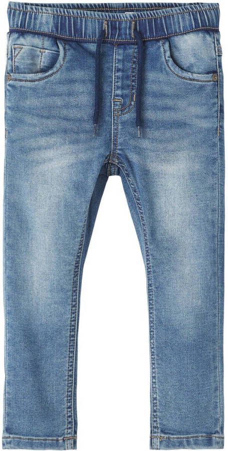 Name it MINI slim fit jeans NMMRYAN medium blue denim Blauw Jongens Stretchdenim 122