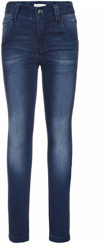 NAME IT KIDS x slim fit jeans NITCLASSIC dark denim online kopen