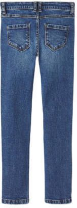 Name it KIDS slim fit jeans NKFSALLI medium blue denim Blauw Effen 128
