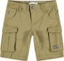 Name it KIDS regular fit cargo bermuda NKMRYAN bruin Korte broek Stretchkatoen 104 - Thumbnail 4