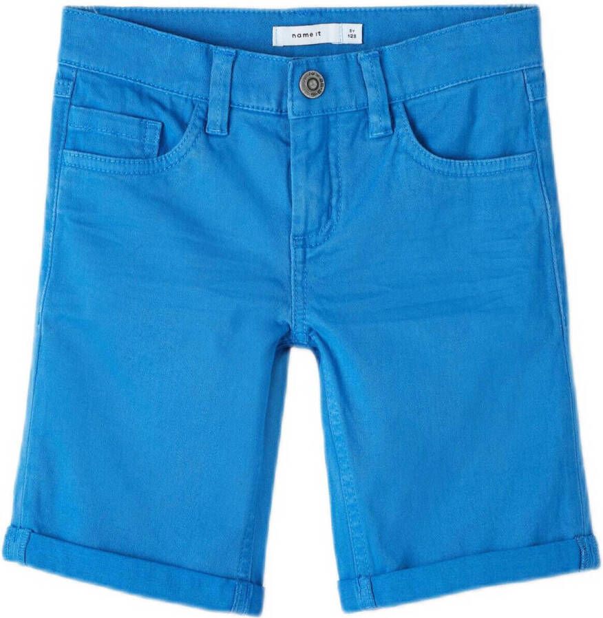 NAME IT KIDS short NKMSOFUS helderblauw