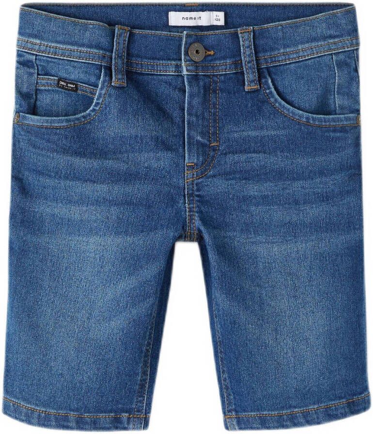 NAME IT KIDS short NKMSOFUS dark blue denim
