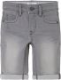Name it KIDS slim fit jeans bermuda NKMSOFUS medium grey denim short Grijs Jongens Stretchdenim 104 - Thumbnail 3