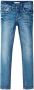 Name it KIDS skinny jeans NKMPETE medium blue denim Blauw Jongens Stretchdenim 146 - Thumbnail 2
