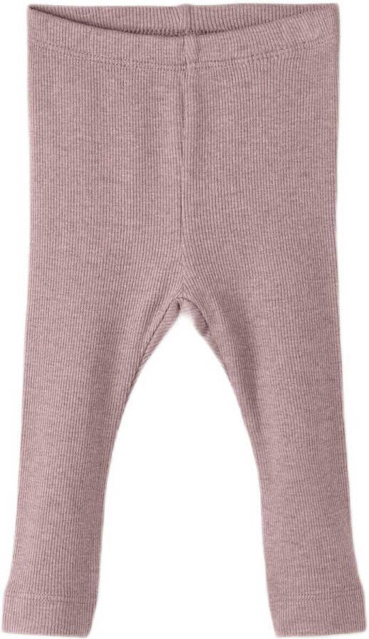 Name it BABY skinny broek NBNKAB zachtroze Legging Katoen 110 - Foto 4
