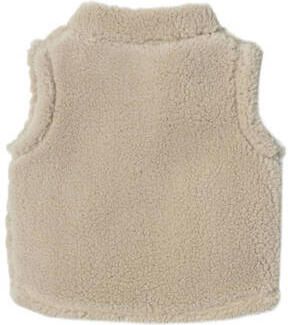 Name it BABY bodywarmer NBNLOFEN beige Jongens Teddy Opstaande kraag 62 - Foto 2