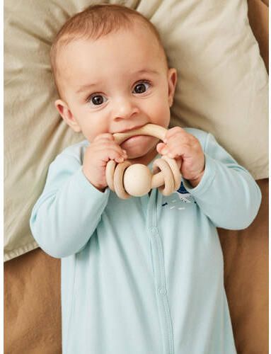 Name it BABY boxpak NBMNIGHTSUIT set van 2 mintgroen wit blauw Romper Jongens Biologisch katoen Ronde hals 50 - Foto 2