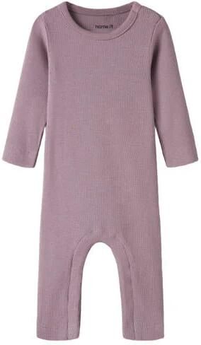 NAME IT BABY boxpak oudroze Stretchkatoen Ronde hals Effen - Foto 4