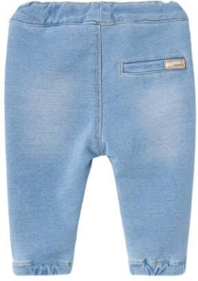 Name it BABY broek NBFBELLA light blue denim Blauw Jongens Katoen 56 - Foto 3