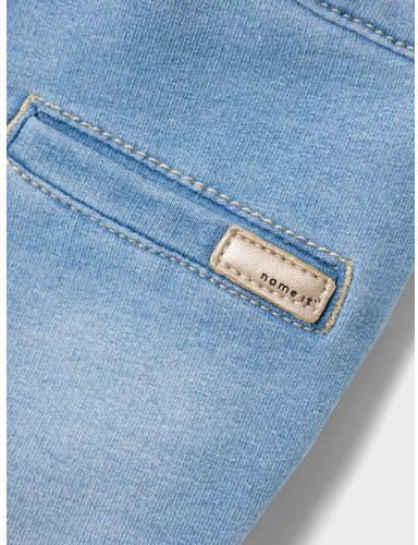 Name it BABY broek NBFBELLA light blue denim Blauw Jongens Katoen 56