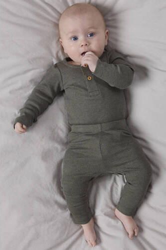 NAME IT BABY broek NBNKAB mosgroen Legging Stretchkatoen - Foto 2