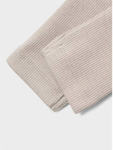 Name it BABY broek NBNKAB taupe Legging Bruin Katoen Effen 104