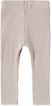 Name it BABY broek NBNKAB taupe Legging Bruin Katoen Effen 104 - Foto 2