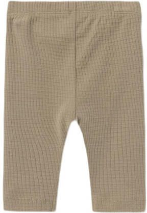 Name it BABY broek zand Beige Jongens Katoen Effen 56