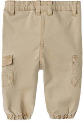 Name it BABY cargobroek NBMBEN beige Jongens Katoen Effen 56 - Foto 4