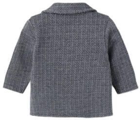 Name it BABY gemêleerd colbert NBMFORT donkerblauw Jongens Katoen Reverskraag 68
