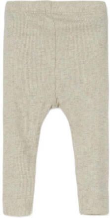Name it BABY gemêleerde skinny broek NBNKAB ecru melange Legging Katoen 104 - Foto 3