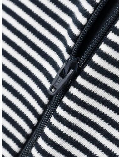 Name it BABY gestreepte baby pyjama NBNNIGHTSUIT donkerblauw Katoen Ronde hals 104