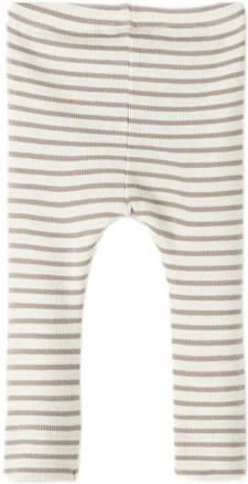 Name it BABY gestreepte romper NBNBANI beige ecru Jongens Katoen Ronde hals 50 - Foto 9
