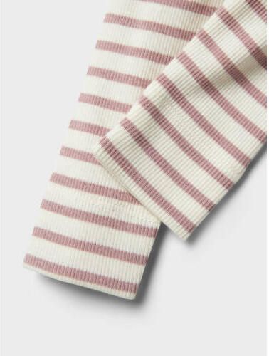 Name it BABY gestreepte broek NBNBANI roze ecru Jongens Katoen Streep 104