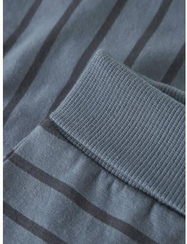 NAME IT BABY gestreepte joggingbroek blauw Jongens Sweat Printopdruk - Foto 2