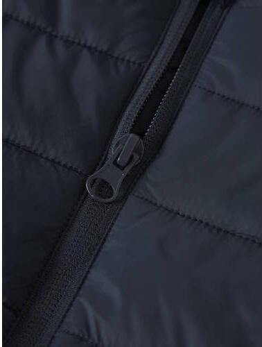 NAME IT BABY gewatteerde winterjas donkerblauw Jongens Nylon Capuchon - Foto 3