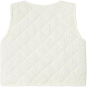 Name it BABY gilet NBFHELGANY met printopdruk ecru multicolor Meisjes Katoen Openvallende hals 62 - Foto 3