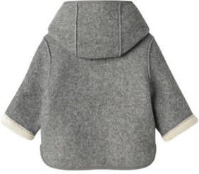 Name it BABY jas NBNMILY grijs Jongens Polyester Capuchon Effen 56