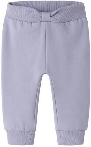 NAME IT BABY joggingbroek lila Paars Meisjes Sweat Effen