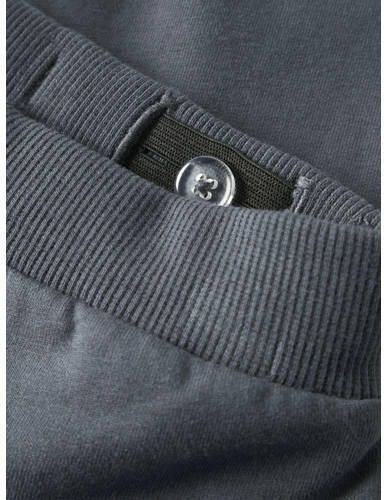 NAME IT BABY joggingbroek met borduursels en print donkerblauw Jongens Sweat - Foto 2