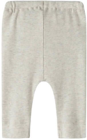 NAME IT BABY katoenen babybroek beige Stretchkatoen Effen - Foto 3