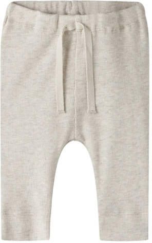 NAME IT BABY katoenen babybroek set van 2 beige Stretchkatoen - Foto 3