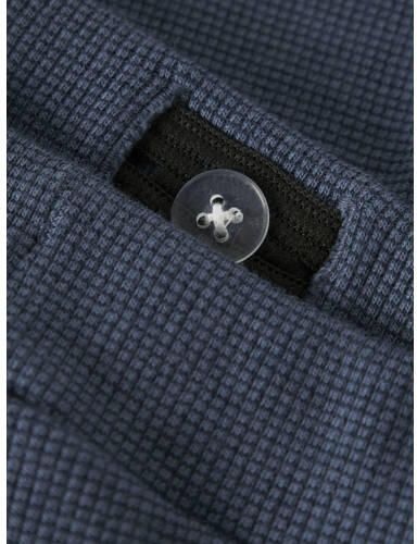 NAME IT BABY katoenen regular fit gebreide babybroek blauw Jongens Stretchkatoen - Foto 2