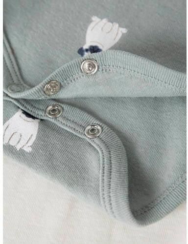 NAME IT BABY katoenen rompers met print (set van 3) Groen All over print - Foto 2