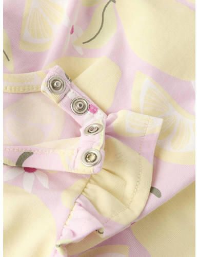 NAME IT BABY korte jurk lichtroze Meisjes Stretchkatoen Ronde hals All over print - Foto 2