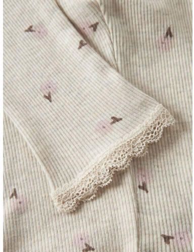 NAME IT BABY legging met print beige Meisjes Stretchkatoen All over print - Foto 2