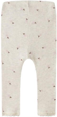 NAME IT BABY legging met print beige Meisjes Stretchkatoen All over print - Foto 3