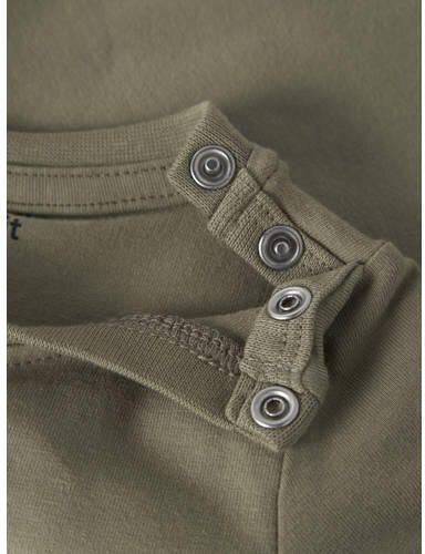 NAME IT BABY longsleeve groen Jongens Stretchkatoen Ronde hals Printopdruk - Foto 2