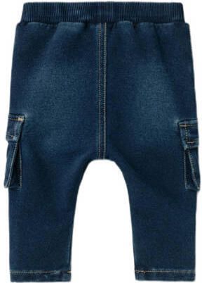 Name it BABY loose fit jeans NBMBEN dark blue denim Blauw Jongens Stretchdenim 56