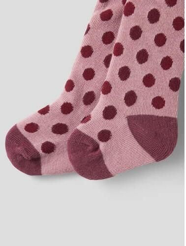 NAME IT BABY maillot met stippen roze donkerroze Meisjes Stretchkatoen - Foto 2