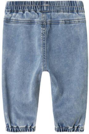 NAME IT BABY NBFROSE regular fit jeans met ruches mediumblauw Meisjes Lyocell - Foto 6