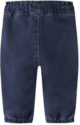NAME IT BABY NBFROSE regular waist regular fit jeans Dark blue denim Blauw Meisjes Stretchdenim