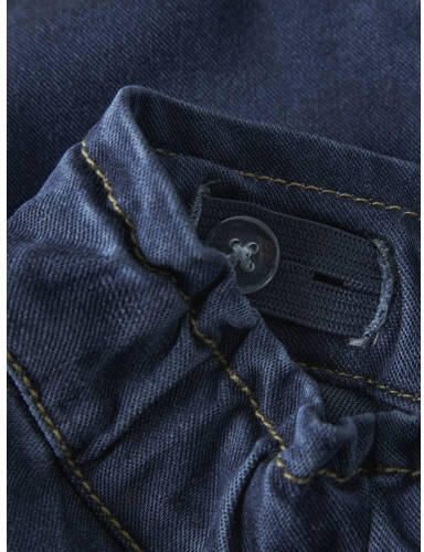 NAME IT BABY NBFROSE regular waist regular fit jeans Dark blue denim Blauw Meisjes Stretchdenim - Foto 2